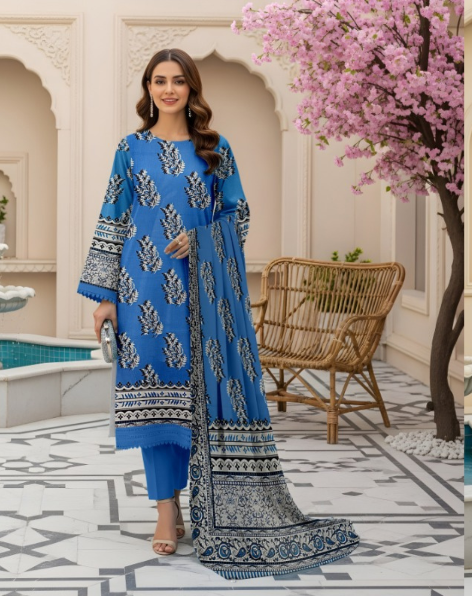 Premium Quality Lawn 3-Piece Printed