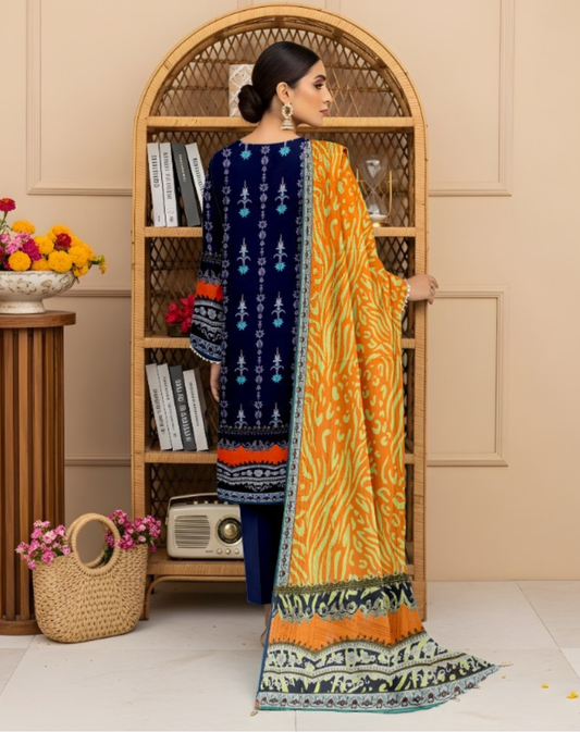 Luxury Lawn 3-Piece Suit Summer Collection