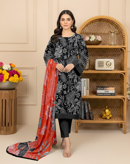 Luxury Lawn 3-Piece Suit Summer Collection