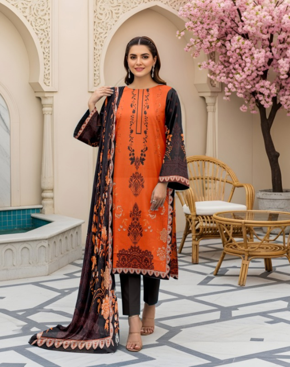 Premium Quality Lawn 3-Piece Printed