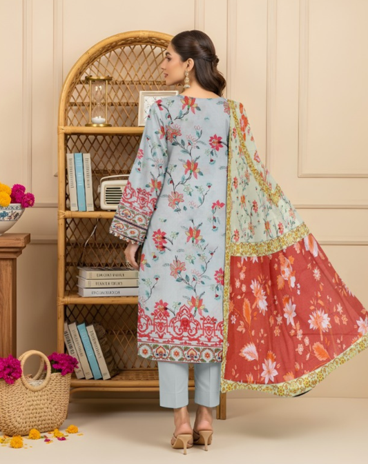 Luxury Lawn 3-Piece Suit Summer Collection
