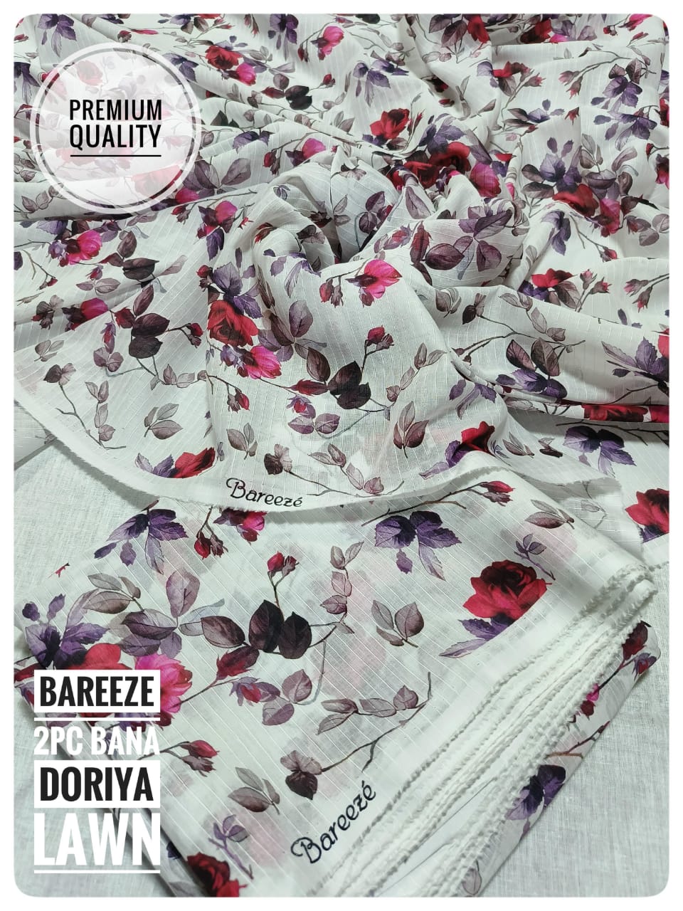Bana Dora Premium Lawn 2-Piece Suit