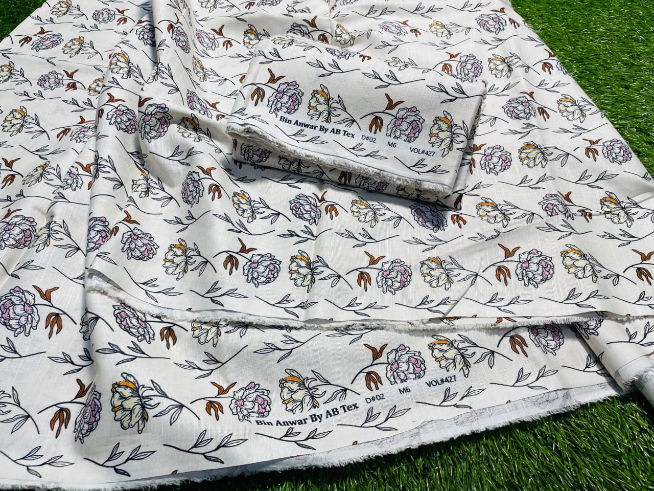 🌿 Bin Anwar Khadar 2-Piece Suit – Premium Printed Fabric