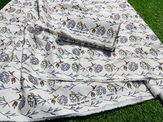 🌿 Bin Anwar Khadar 2-Piece Suit – Premium Printed Fabric