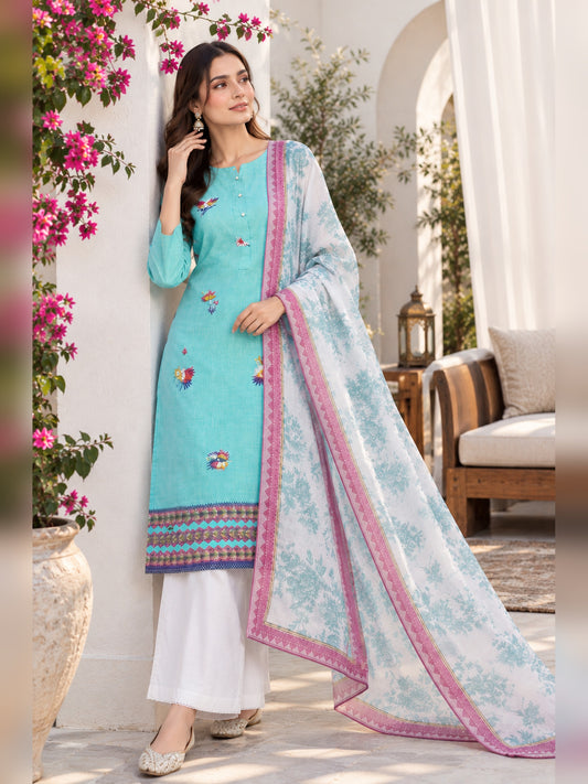 Winter Luxe Premium Cotton Cord Set – 3 Piece (Stitched)