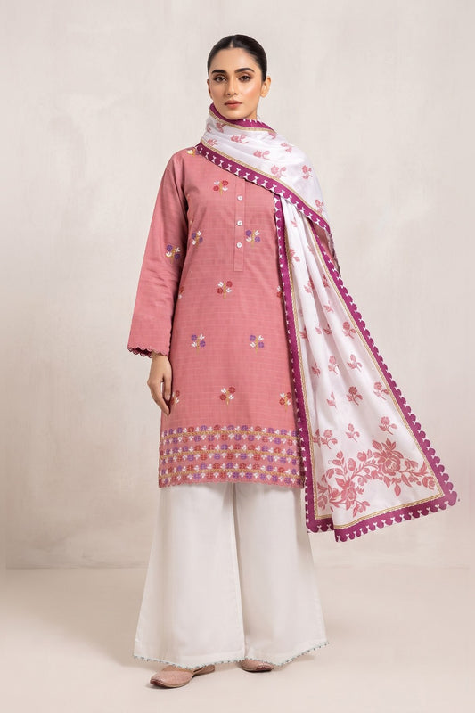 Winter Luxe Premium Cotton Cord Set – 3 Piece (Stitched)